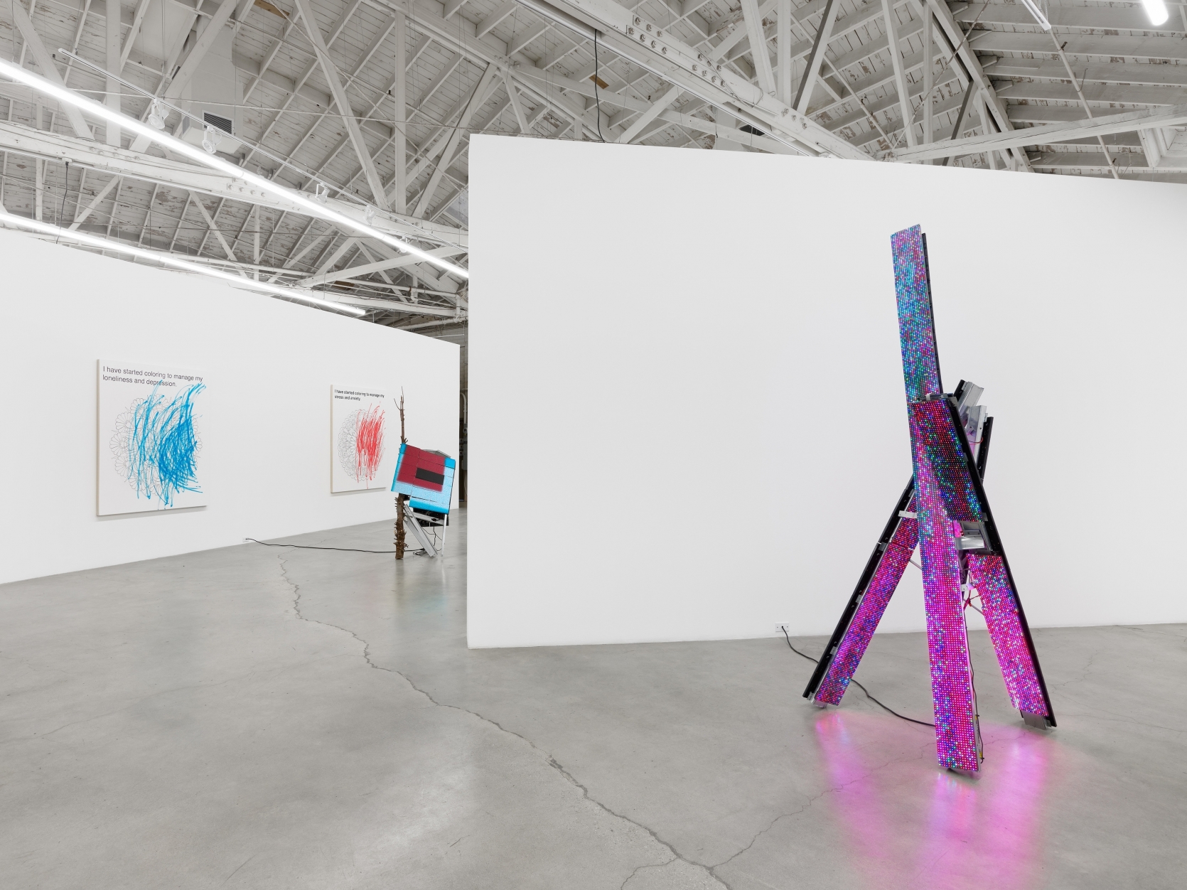 Screen Time, installation view, 2021