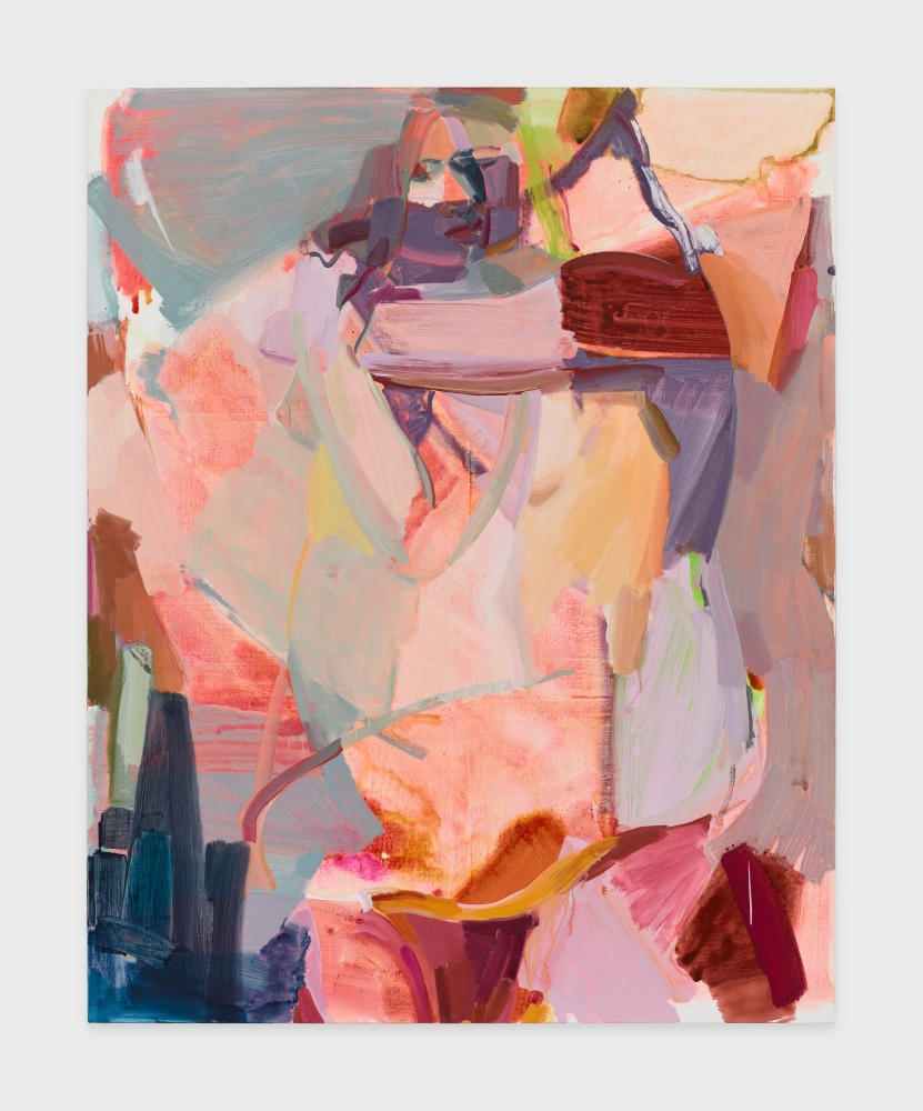 Sarah&amp;nbsp;Awad
Pink California, 2021
oil and vinyl on canvas
60 x 48 in (152.4 x 121.9 cm)
SA048
&amp;nbsp;