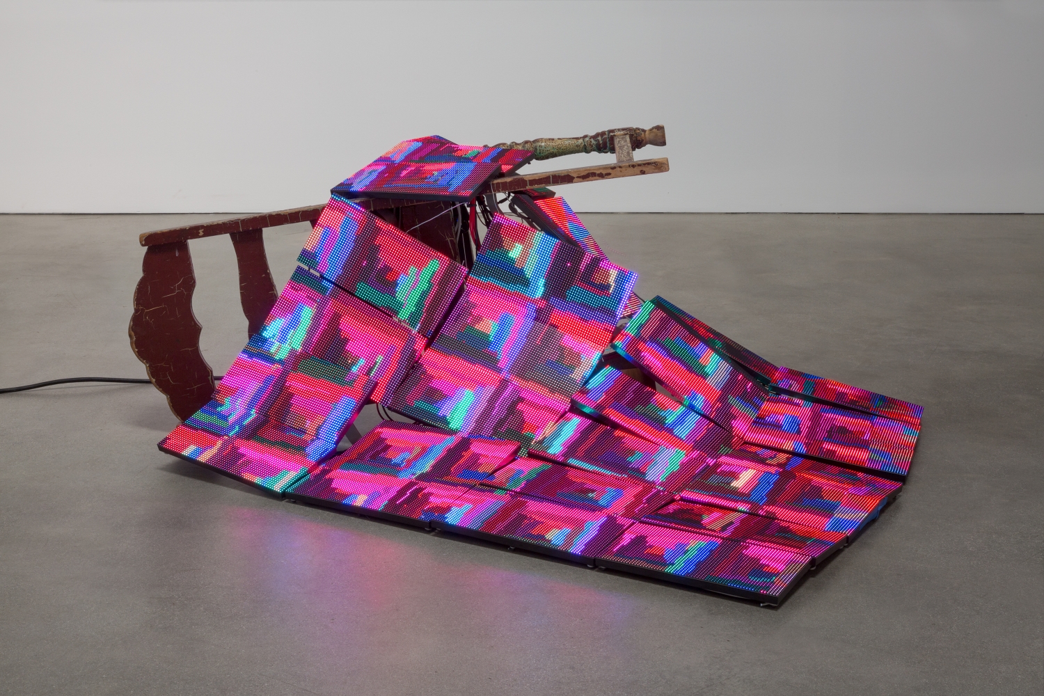 Luke Murphy, "Quilt and Discarded Chair," 2020