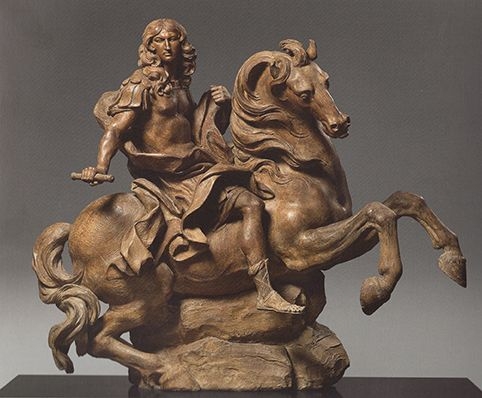 The terra cotta model for Bernini's statue of Louis XIV