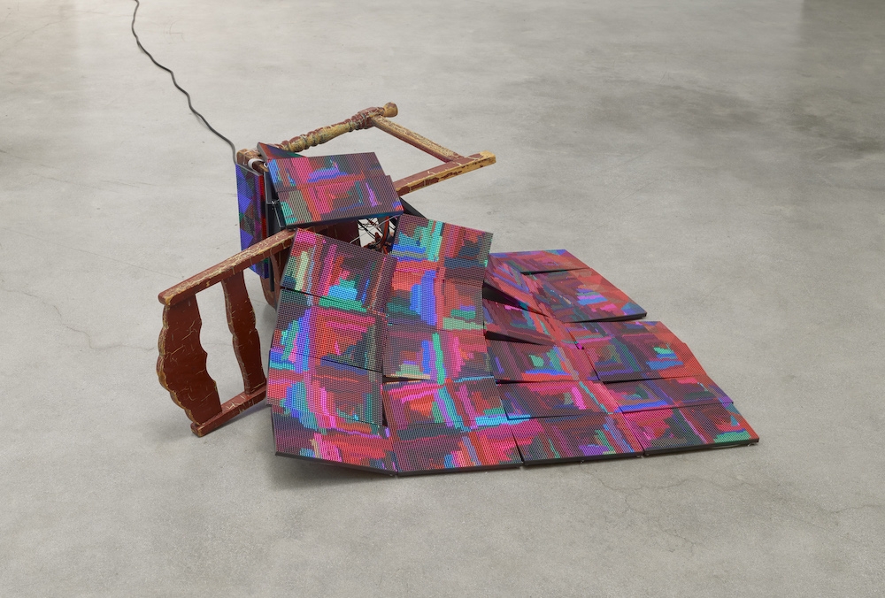 Luke Murphy, Quilt and Discarded Chair, 2020