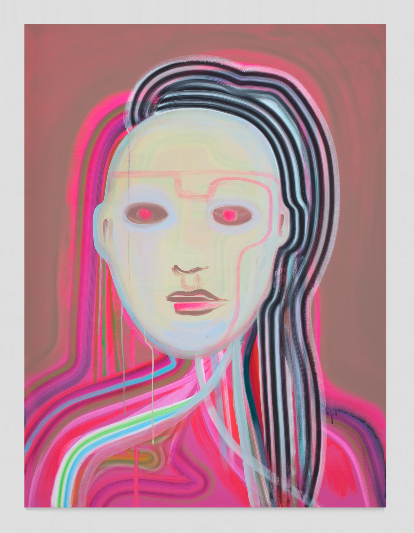 Wanda Koop,&nbsp;Heartbeat Bot (Luminous Red Eyes), 2020