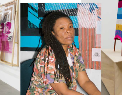 Portrait of Tomashi Jackson included in Artsy Vanguard's "Artists to Know Right Now" 