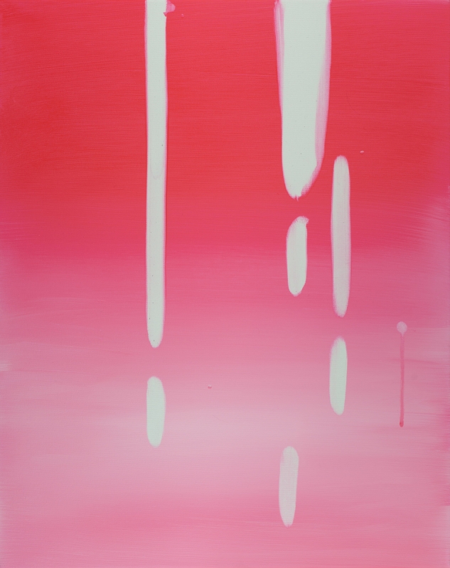 "Reflect (Pink, Zinc White)," 2018