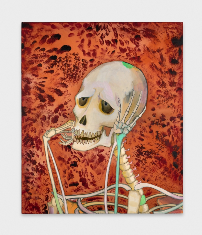 Paul Heyer, "Skeleton Daydreaming," 2018