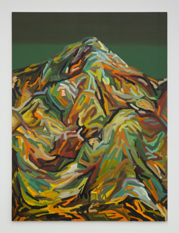 "Mt. Wilson (Green, Green, Black, Yellow, Green)," 2015.
