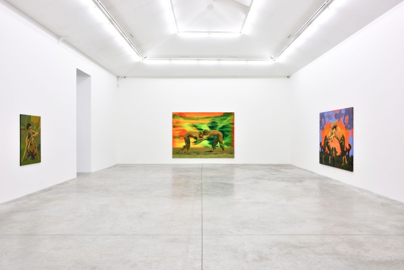 I Am Crying Because You Are Not Crying, installation view at Almine Rech Gallery Paris, 2018.