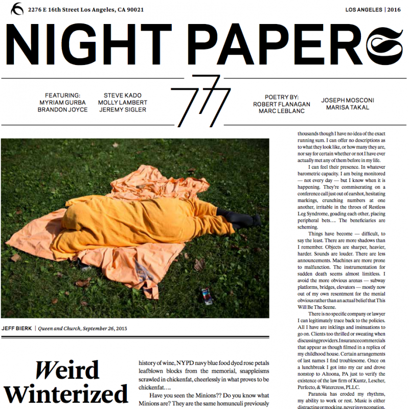 Night Papers VII