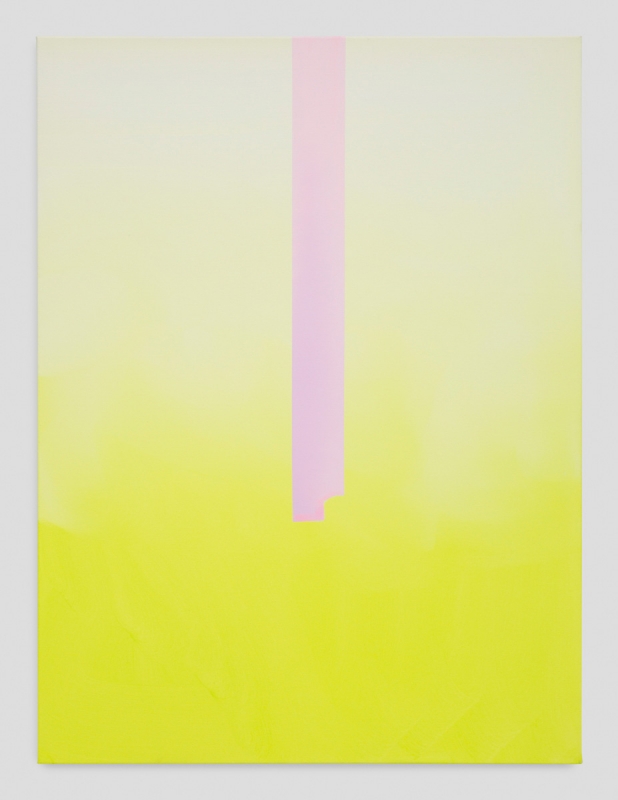 "In Absentia (Luminous Yellow – White – Lilac)," 2017