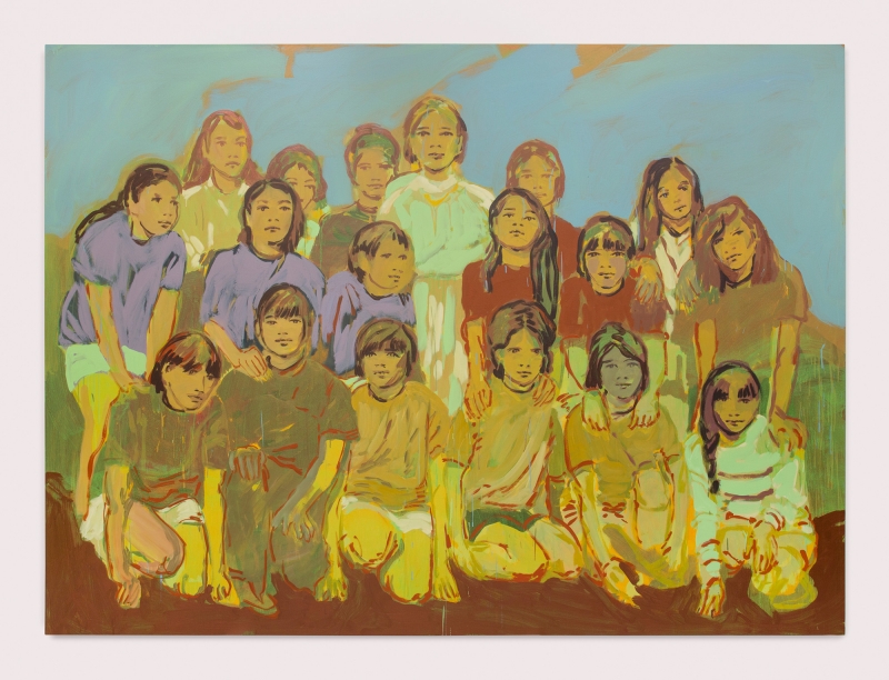 Claire Tabouret, "The Soccer Team," 2019