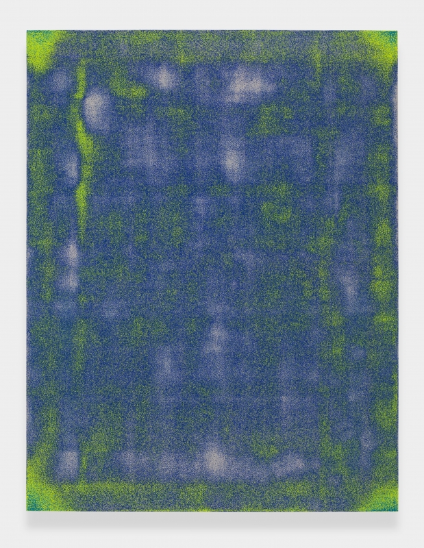 "Hand Sand Painting (Blue)," 2013
