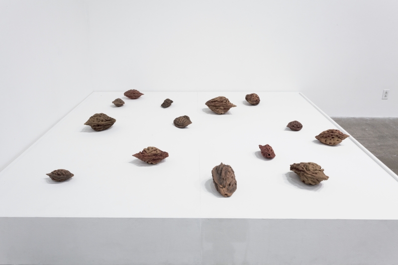 Sample Platter - Contemporary Ceramic, installation view, Guggenheim Gallery at Chapman University, 2020.