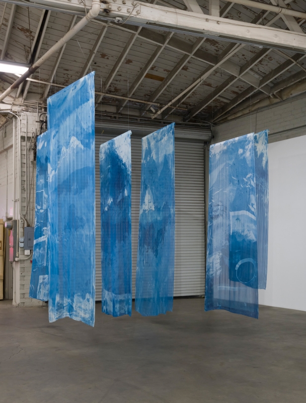 Elise Rasmussen, Blue of Distance, installation view at Night Gallery, 2018.
