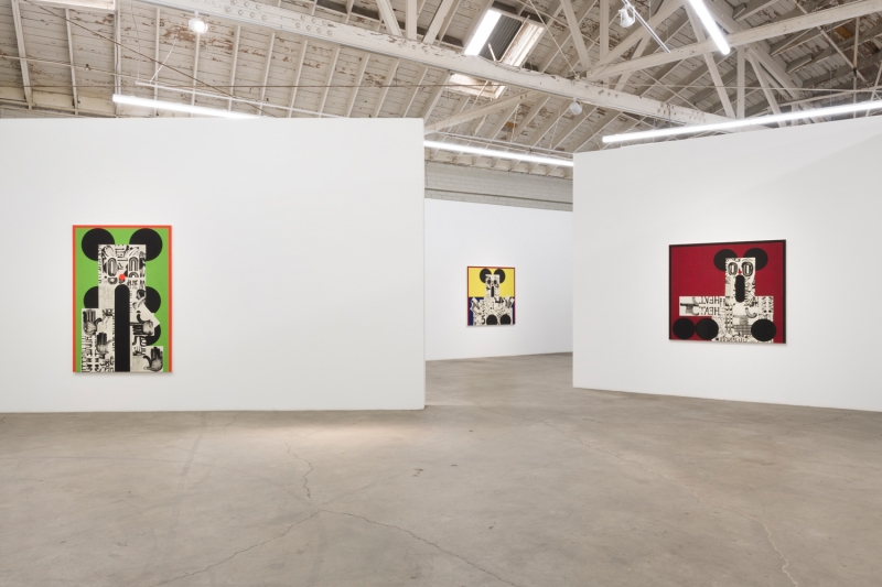 Howl, installation view at Night Gallery, 2019.