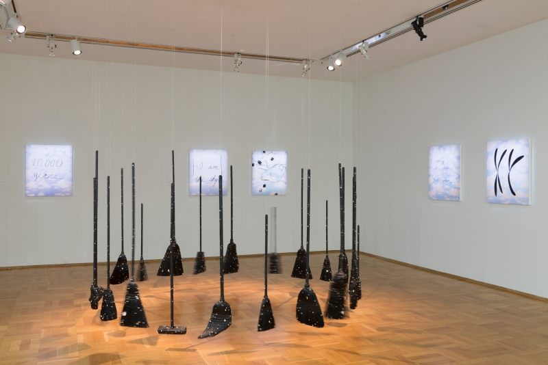 "Broom," Installation view in "Eternal Youth," MCA Chicago, 2018