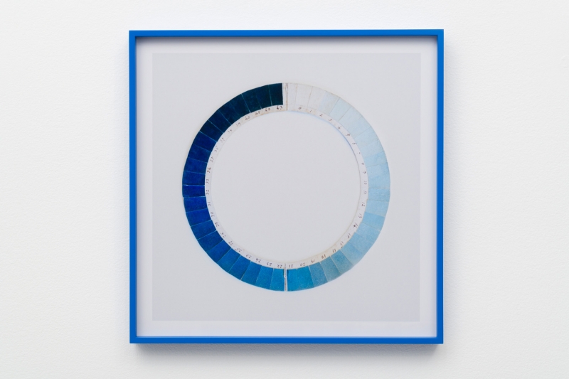 Elise Rasmussen, "Cyanometer (honolulu blue)," 2018.