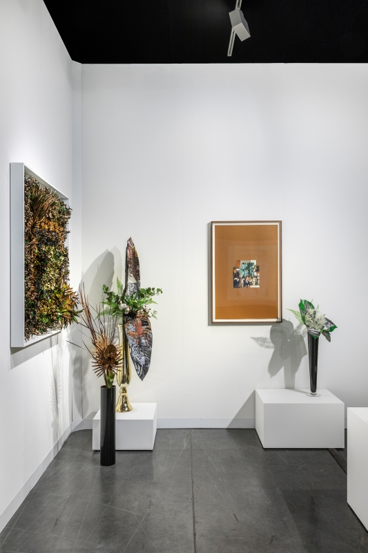 Kandis Williams, "A Garden," Art Basel Miami Beach, installation view, 2021.