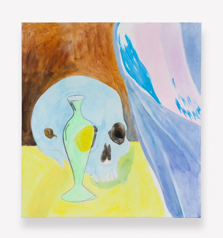 "Skull After El Greco (Version 1: Art Class)," 2016