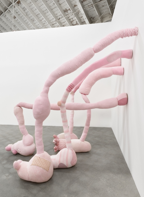 "Large Legs," 2014, installation view at Night Gallery, 2020.