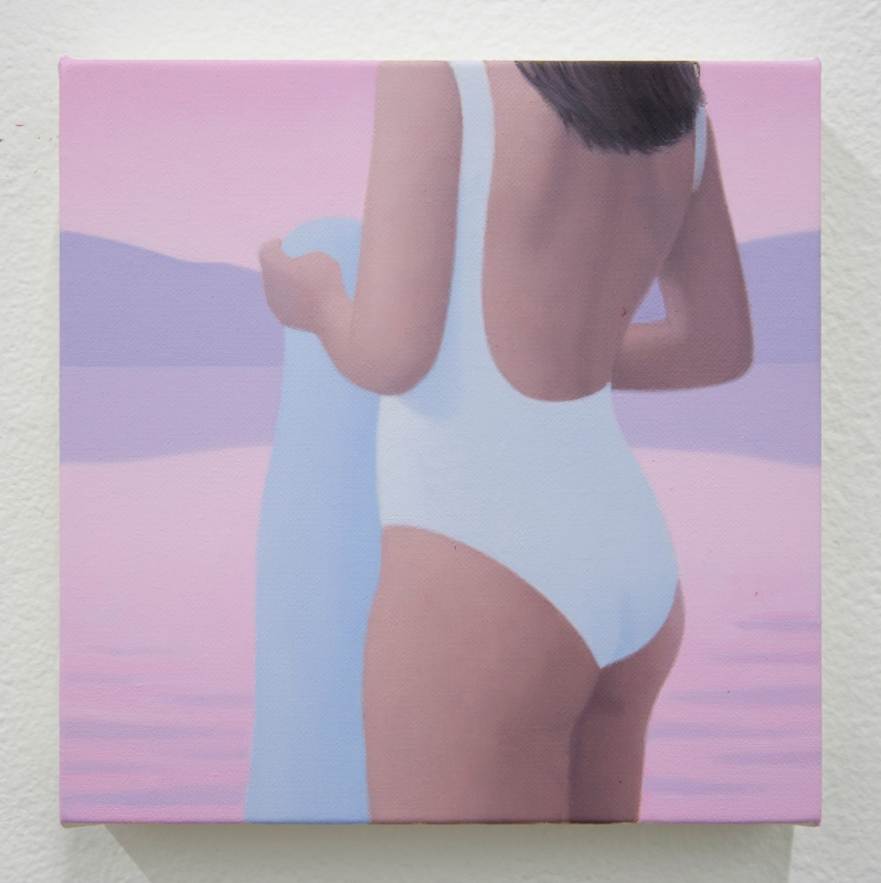 Ridley Howard, "Swimsuit and Towel #4, Pink Lake," 2019