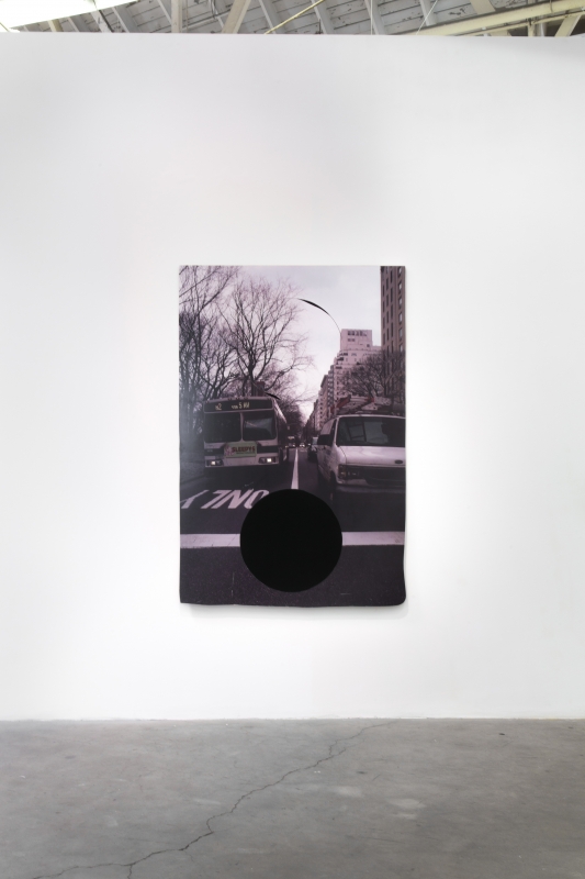 Rose Marcus, "Green Light (One Point Perspective)," ck1 daily installation view, 2014.