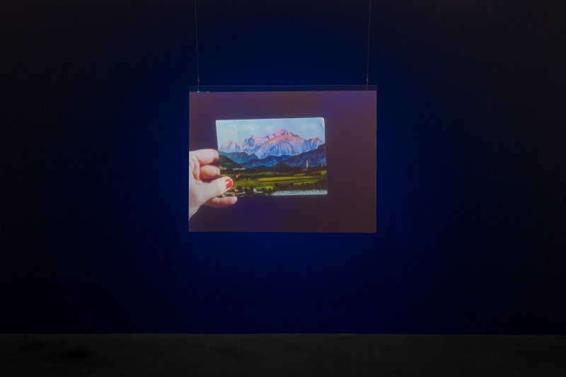 Elise Rasmussen, Did you know blue had no name?​, installation view, 2018.
