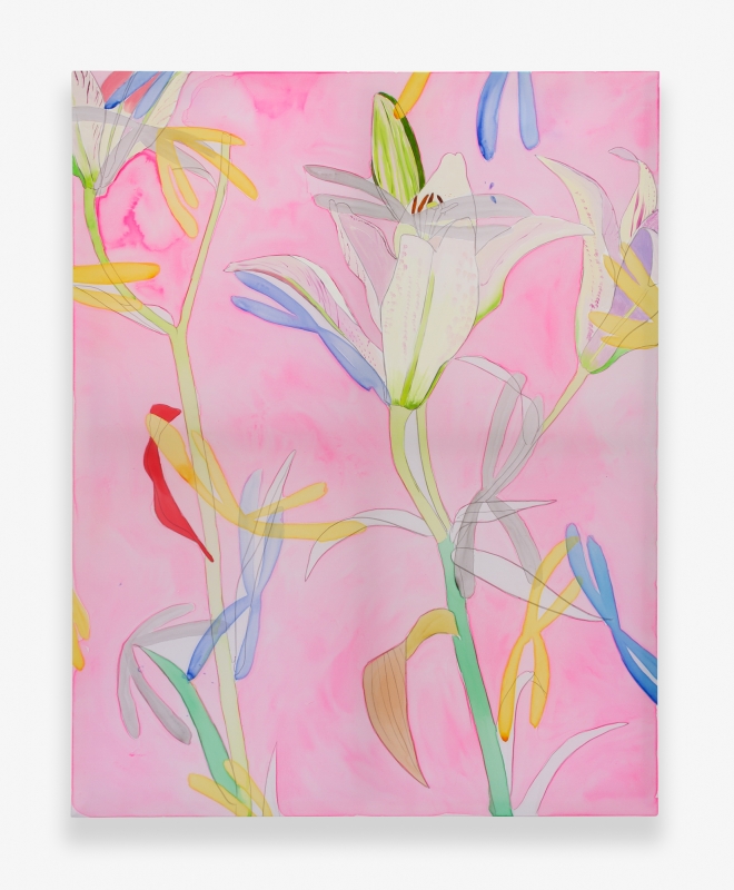 "White Lily on Pink," 2015