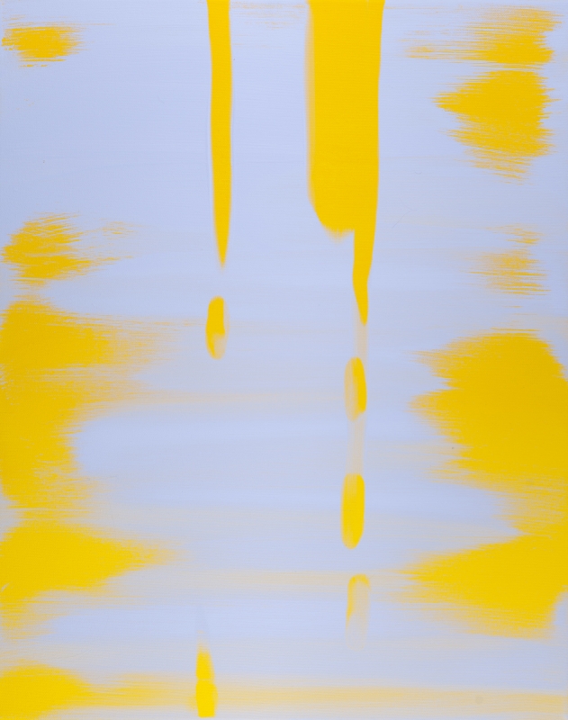 "Reflect (Blue Lavender, Mustard Yellow)," 2018