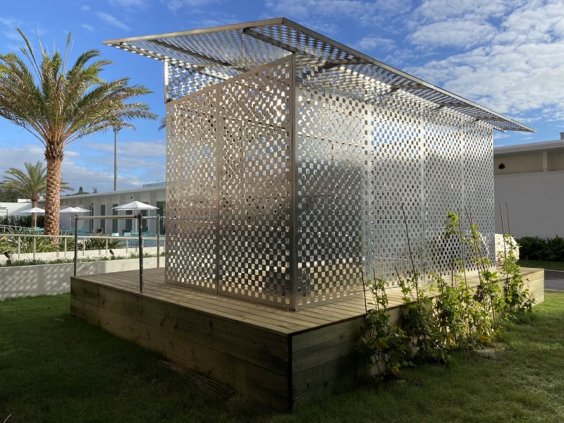 "Zen Jail," 2016, installation view at the Sarasota Art Museum, 2020.