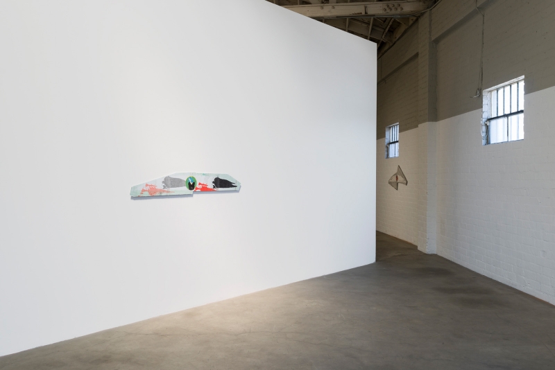 Augustus Thompson, "waxwing," installation view, 2016