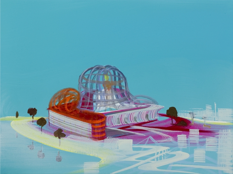 "Expovilion - Untitled," 2007, acrylic on canvas.