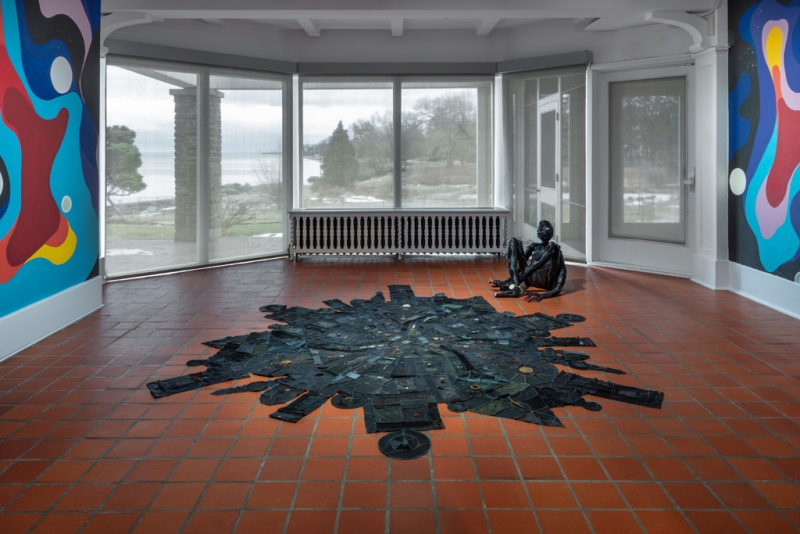 Sparkle's Map Home, installation view at Oakville Galleries, Oakville, Ontario, 2020.